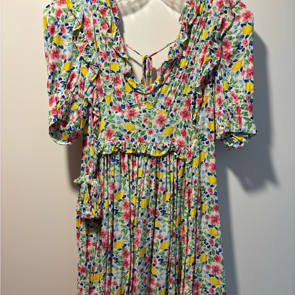 Floral Print Mini Dress